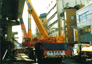 神戸高速鉄道 桁架け替え